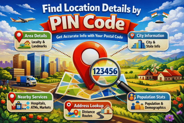 Find Location Details by PIN Code | Accurate Address & Area